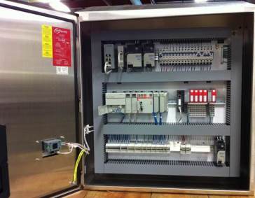 Filler Safety Upgrade, Allen Bradley, Low Voltage Control Panel, 36 X 36 Control Panel, Self Certifying UL508A